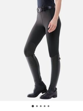 IRIDEON Issential Knee Patch Riding Tights Navy Blue Women’s Size XL